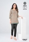 Scarlet Vol 8 By Deeptex Fancy Poplin Cotton Short Kurti Bulk Orders In India
